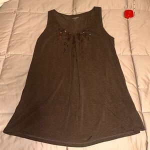 Eileen Fisher Dark Brown Tank Top